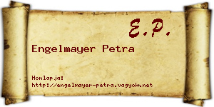 Engelmayer Petra névjegykártya